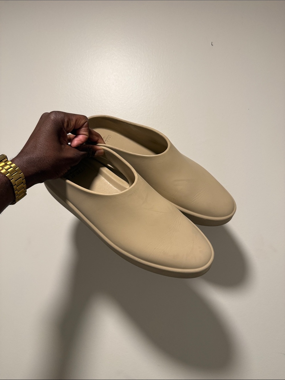 Fear of God Men's Slip-On Loafers in Beige